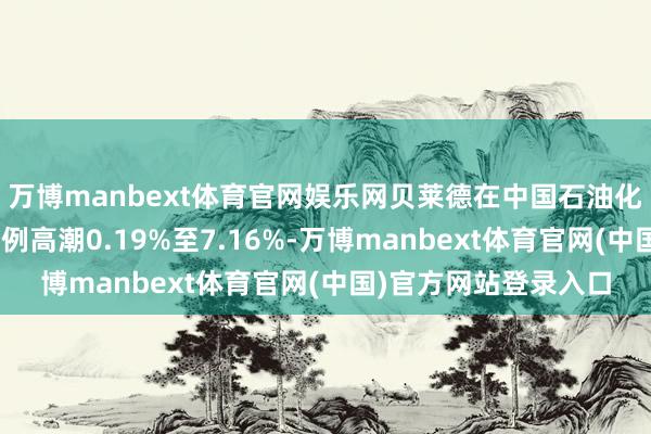 万博manbext体育官网娱乐网贝莱德在中国石油化工股份的H股好仓比例高潮0.19%至7.16%-万博manbext体育官网(中国)官方网站登录入口
